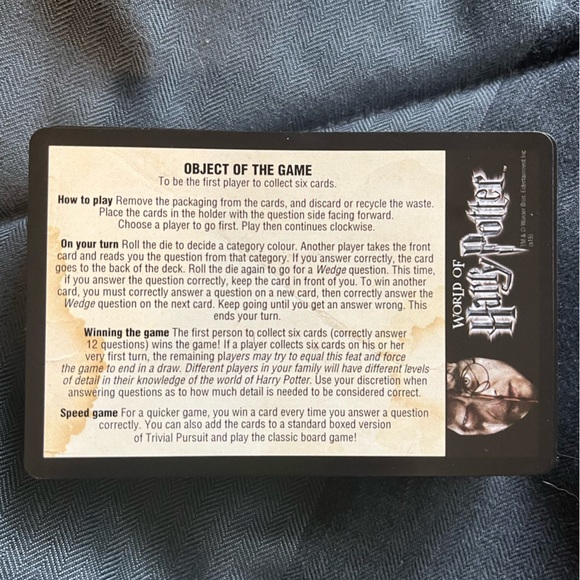 Harry Potter Trivial Pursuit game - Picture 5 of 5